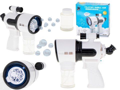 Pistolet do robienia baniek mydlanych bańki mydlane biały Kik Sp. z o. o. Sp. k.