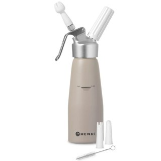 Syfon do bitej śmietany Taupe 0,5 L - Hendi 975893 Hendi