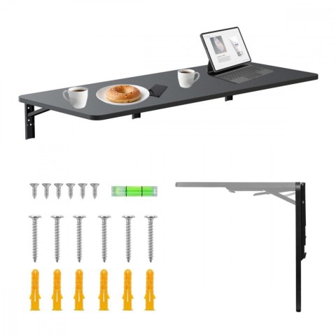 Składana półka 100x40cm MC-128 B Maclean