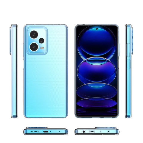 Ultra cienkie etui pokrowiec 0.5mm do Xiaomi Xiaomi Redmi Note 12 Pro+ Ultra Clear przezroczyste HURTEL