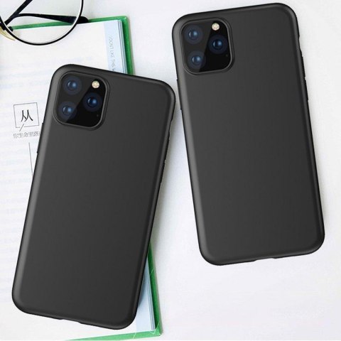 Żelowe elastyczne etui do iPhone 15 Plus Soft Case czarne HURTEL