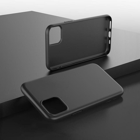 Żelowe elastyczne etui do iPhone 15 Pro Max Soft Case czarne HURTEL