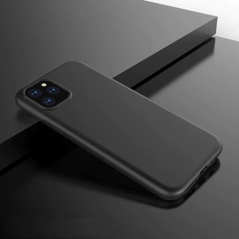 Żelowe elastyczne etui do iPhone 15 Pro Soft Case czarne HURTEL