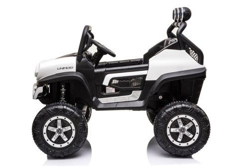 Pojazd na Akumulator Mercedes Unimog S Biały LEAN CARS