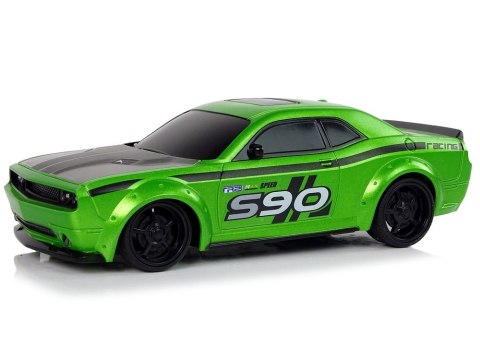 Zdalnie Sterowane Auto Sportowe 1:24 Wyścigi Zielony LEAN Toys