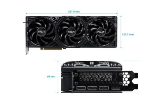 Karta graficzna RTX 5080 GAMING PRO OC 16GB GDDR7 256bit 3DP/HDMI Palit