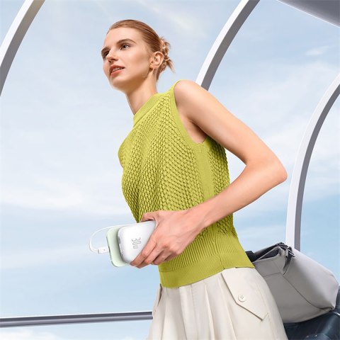 Power bank 10000mAh QPow 2 30W z wbudowanymi kablami USB-C - biały BASEUS