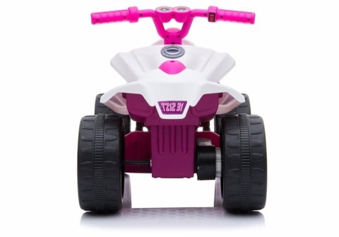 Quad na akumulator TR1805 Biało-różowy LEAN CARS