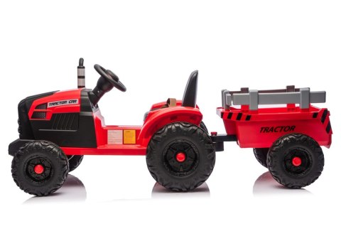 Traktor Na Akumulator CH9959B Z Przyczepą Czerwony 24V LEAN CARS