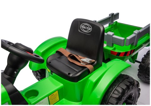 Traktor Na Akumulator CH9959B Z Przyczepą Jasno Zielony 24V LEAN CARS