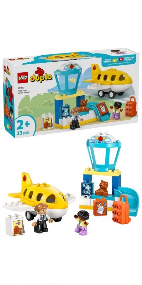 Klocki DUPLO 10443 Pierwszy raz: Na lotnisku LEGO