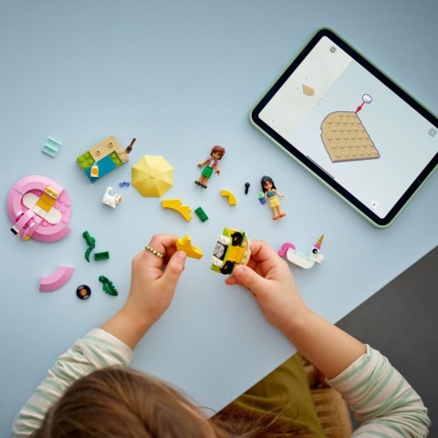 Klocki Friends 42658 Impreza na basenie z jednorożcem i flamingiem LEGO