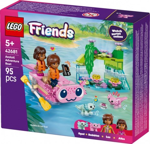 Klocki Friends 42681 Przygoda na aksolotlowej łodzi LEGO