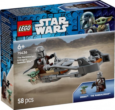 Klocki Star Wars 75436 Śmigacz Mandalorianina i Grogu LEGO