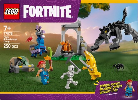 Klocki Fortnite 77075 Skórek i Iskra oraz obóz LEGO