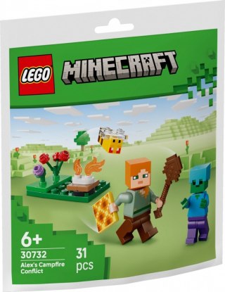 Klocki Minecraft 30732 Potyczka Alex przy ognisku LEGO