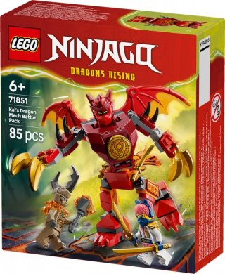 Klocki Ninjago 71851 Smok-mech Kaia - zestaw bitewny LEGO