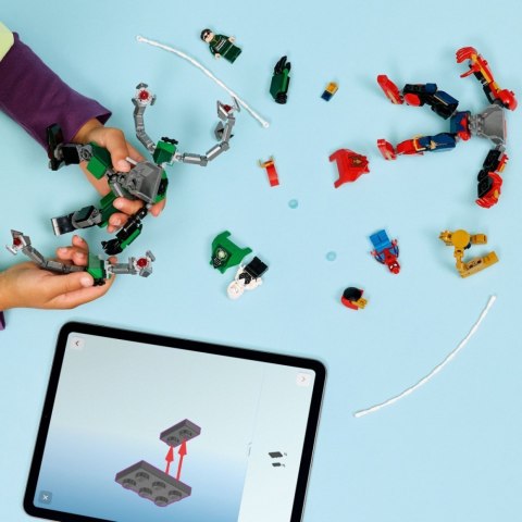 Klocki Super Heroes 76338 Bitwa mechów: Spider-Man kontra Doc Ock LEGO