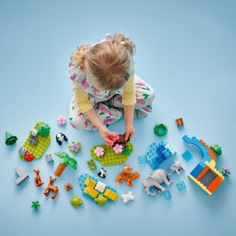 Klocki DUPLO 10446 Rodziny dzikich zwierząt 3 w 1 LEGO