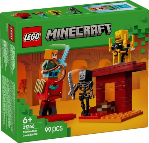 Klocki Minecraft 21266 Bitwa na moście Netheru LEGO