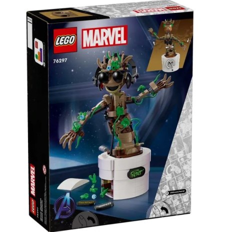 Klocki Marvel Super Heroes 76297 Tańczący Groot LEGO