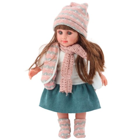 Lalka Sweet Angel W Zimowym Ubranku Czapka Szalik 36cm LEAN Toys