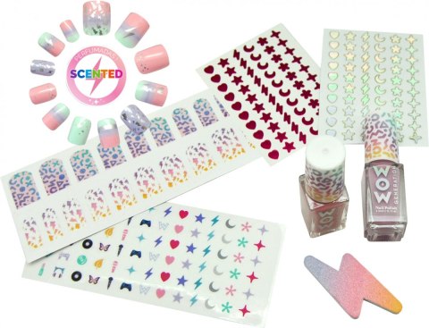 Zestaw do manicure z pachnącymi tipsami Kids Euroswan