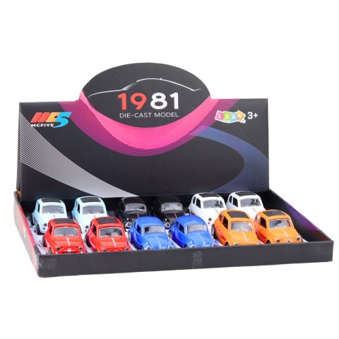 Autko Klasyczne Kolekcjonerskie Z Napędem Otwierane Drzwi 1:36 LEAN TOYS