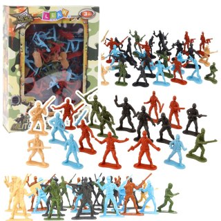 Duży Zestaw Żołnierzyków Militarny Wojsko Armia Figurki LEAN TOYS