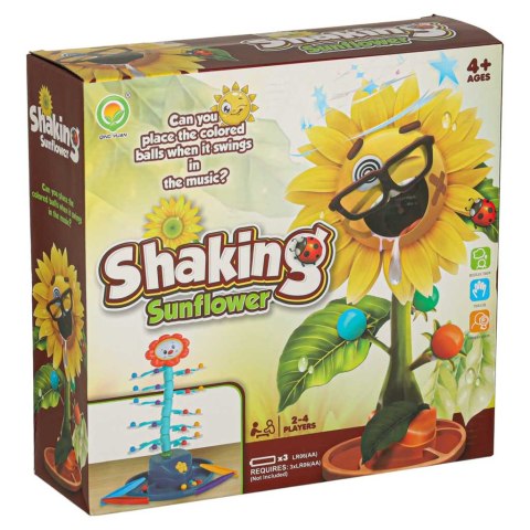 Gra zręcznościowa Tańczący słonecznik kwiatek 4 graczy Kik Sp. z o. o. Sp. k.