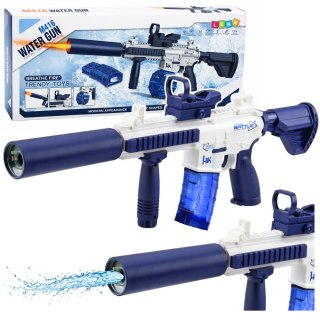 Karabin Elektryczny Broń Pistolet Na Wodę M416 Niebieski 62 cm LEAN Toys