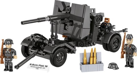 Klocki 8.8 cm Flak z wózkiem 360 klocków Cobi Klocki