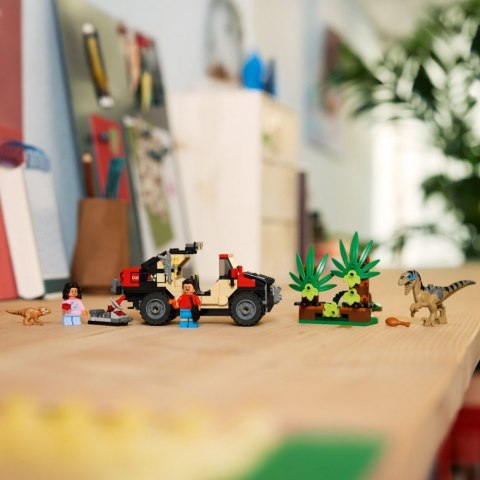Klocki Jurassic World 76972 Ucieczka terenówką przed raptorem LEGO