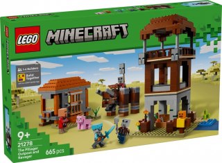 Klocki Minecraft 21278 Kryjówka rozbójników i dewastatorów LEGO
