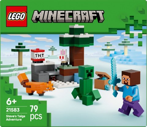 Klocki Minecraft 21583 Przygoda Stevea w tajdze LEGO