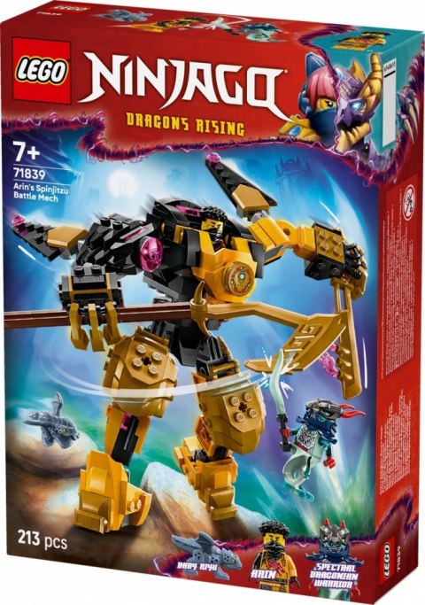 Klocki Ninjago 71839 Mech bojowy Spinjitzu Arina LEGO