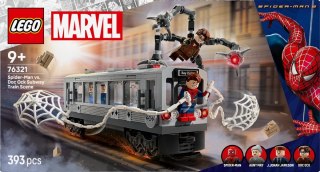 Klocki Super Heroes 76321 Spider-Man kontra Doc Ock - scena w metrze LEGO
