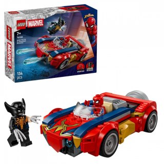 Klocki Super Heroes 76336 Spider-Man w samochodzie kontra zvenomowany Wolverine LEGO