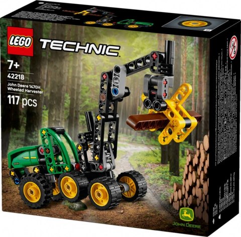 Klocki Technic 42218 Harwester kołowy John Deere 1470H LEGO