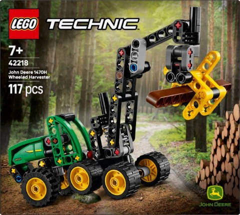 Klocki Technic 42218 Harwester kołowy John Deere 1470H LEGO