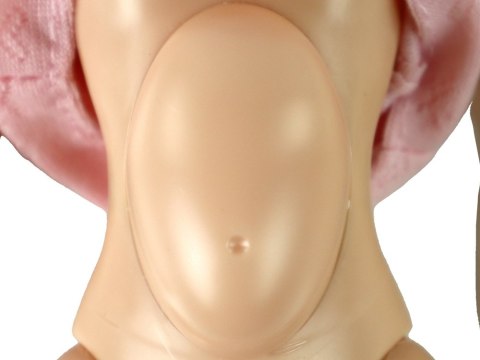 Lalka Rodzina Chłopak Dziewczyna Blond Włosy Ciąża LEAN Toys