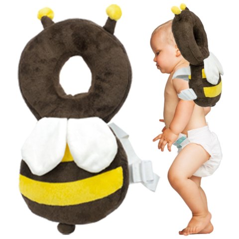 Ochrona głowy poduszka do nauki chodzenia plecak bezpieczeństwa przed upadkiem pszczoła Kik Sp. z o. o. Sp. k.