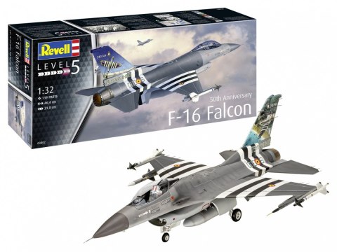 Model plastikowy Samolot 50TH Anniversary F-16 Falcon 1/32 Revell