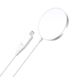 Ładowarka magnetyczna bezprzewodowa 15W MagSafe do iPhone 12/13/14 biała CHOETECH