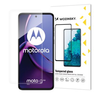 Szkło hartowane 9H na cały ekran Motorola Moto G84 WOZINSKY