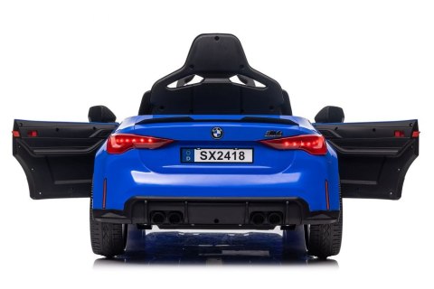 Auto Na Akumulator BMW M4 Niebieskie LEAN CARS