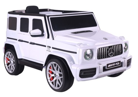 Auto Na Akumulator Mercedes G63 S306-1 Biały LEAN CARS