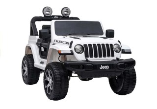 Auto na Akumulator Jeep Rubicon 4x4 Biały LEAN CARS