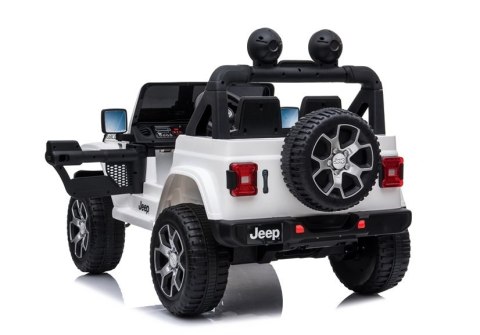 Auto na Akumulator Jeep Rubicon 4x4 Biały LEAN CARS