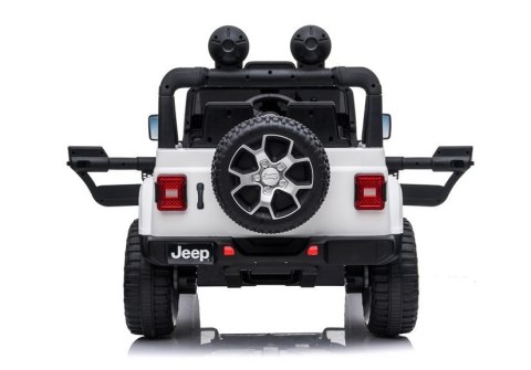 Auto na Akumulator Jeep Rubicon 4x4 Biały LEAN CARS